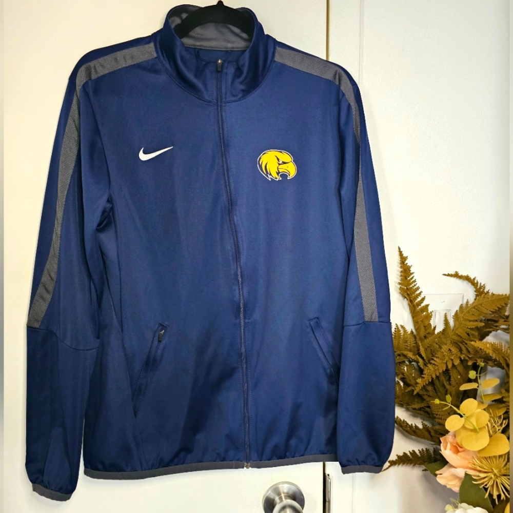 Nike RVC Golden Eagles Baseball Blue and Gray Track Jacket